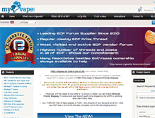 Tablet Screenshot of myvape.com